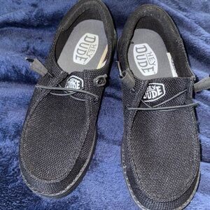 Hey Dude Black Sneakers Casual Comfort